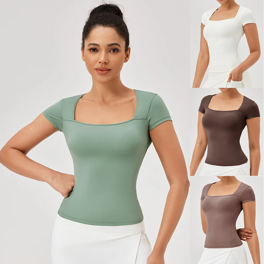 Yoga Tops Women Gym Training Sport Tops