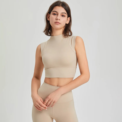 High Impact Gym Top Female Push Up Sports Bra