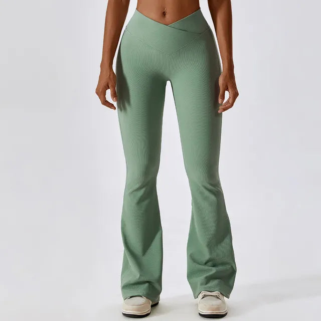 Women Sports Flared Pants