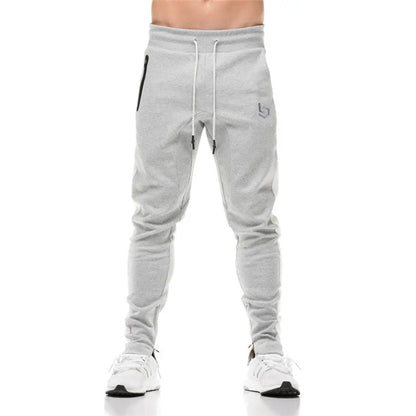 Men's Cotton Jogger Sportswear Pants: Casual Fitness Workout Skinny Sweatpants