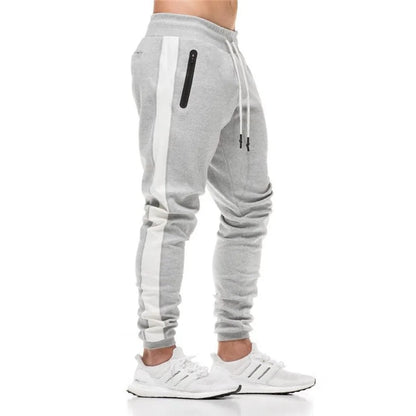 Men's Cotton Jogger Sportswear Pants: Casual Fitness Workout Skinny Sweatpants