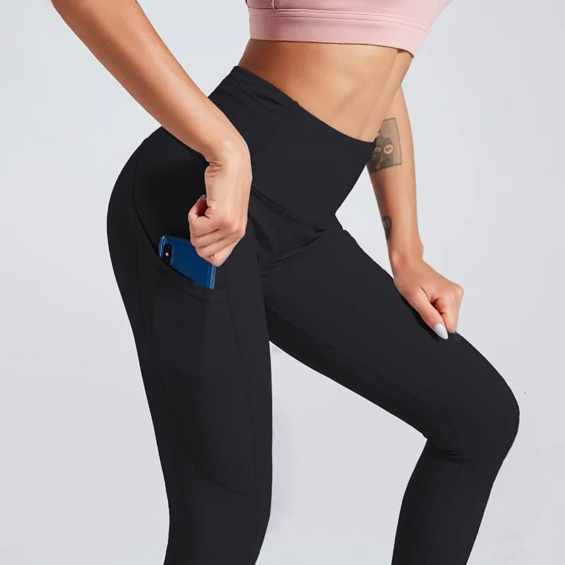 Peach Hart Sports Nylon Leggings