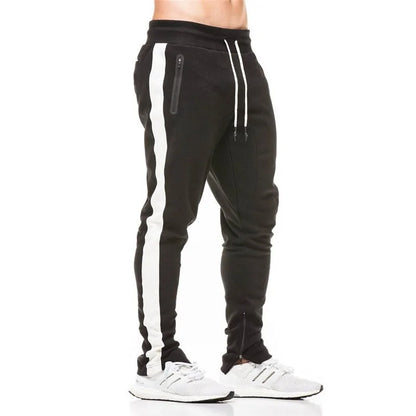 Men's Cotton Jogger Sportswear Pants: Casual Fitness Workout Skinny Sweatpants